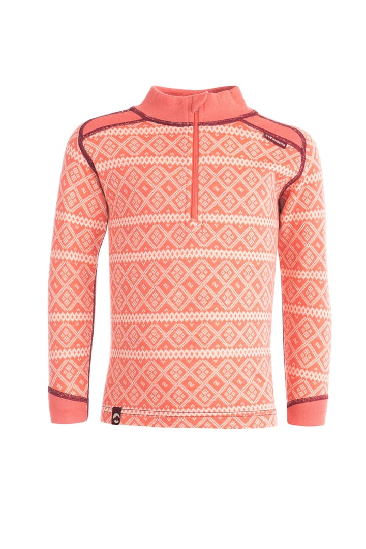 Stormberg Rauland Wool Polo Zip Kids Faded Rose / Sandshell Stormberg