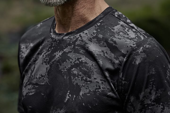 Härkila Men's Noctyx Camo Short Sleeved T-Shirt Axis MSP®Black/Black Härkila