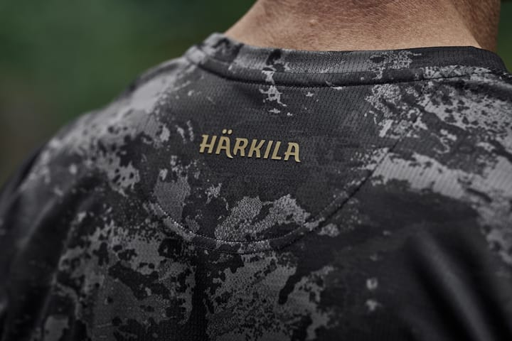 Härkila Men's Noctyx Camo Short Sleeved T-Shirt Axis MSP®Black/Black Härkila