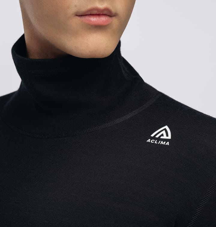 Aclima Warmwool Roll Neck M'S Jet Black Aclima Aclima Warmwool Roll Neck M'S Jet Black Aclima