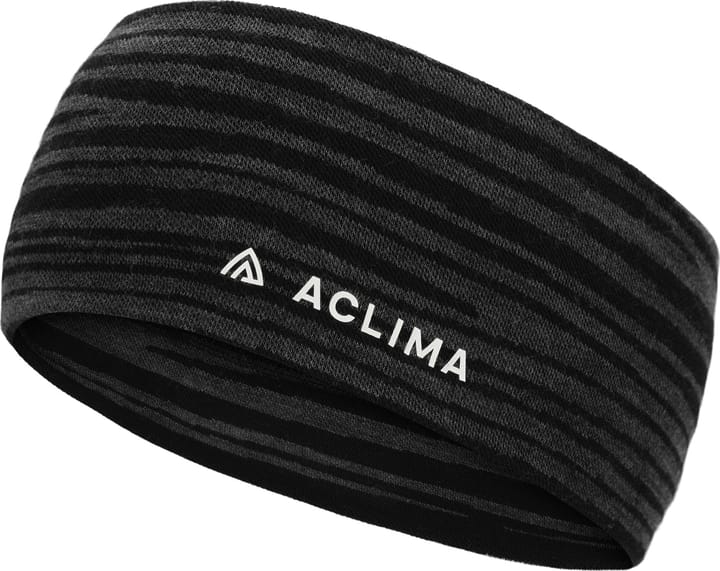 Aclima Warmwool Headband Black Motion Aclima