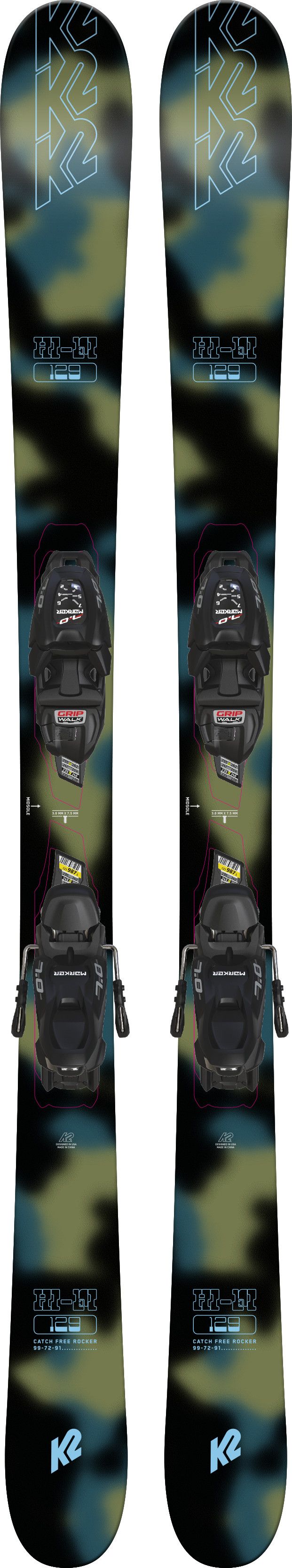 K2 Sports Hi-Fi - Fdt 7.0 Set - L Plate NoColour K2 Sports