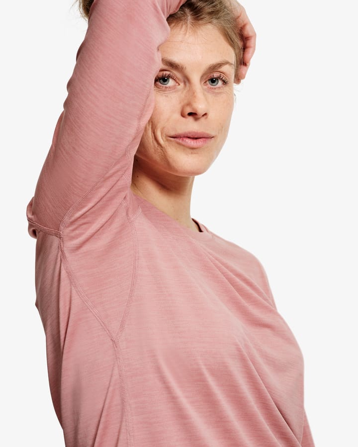 Lundhags Women's Tived Long Sleeve T-shirt Stone Pink Lundhags