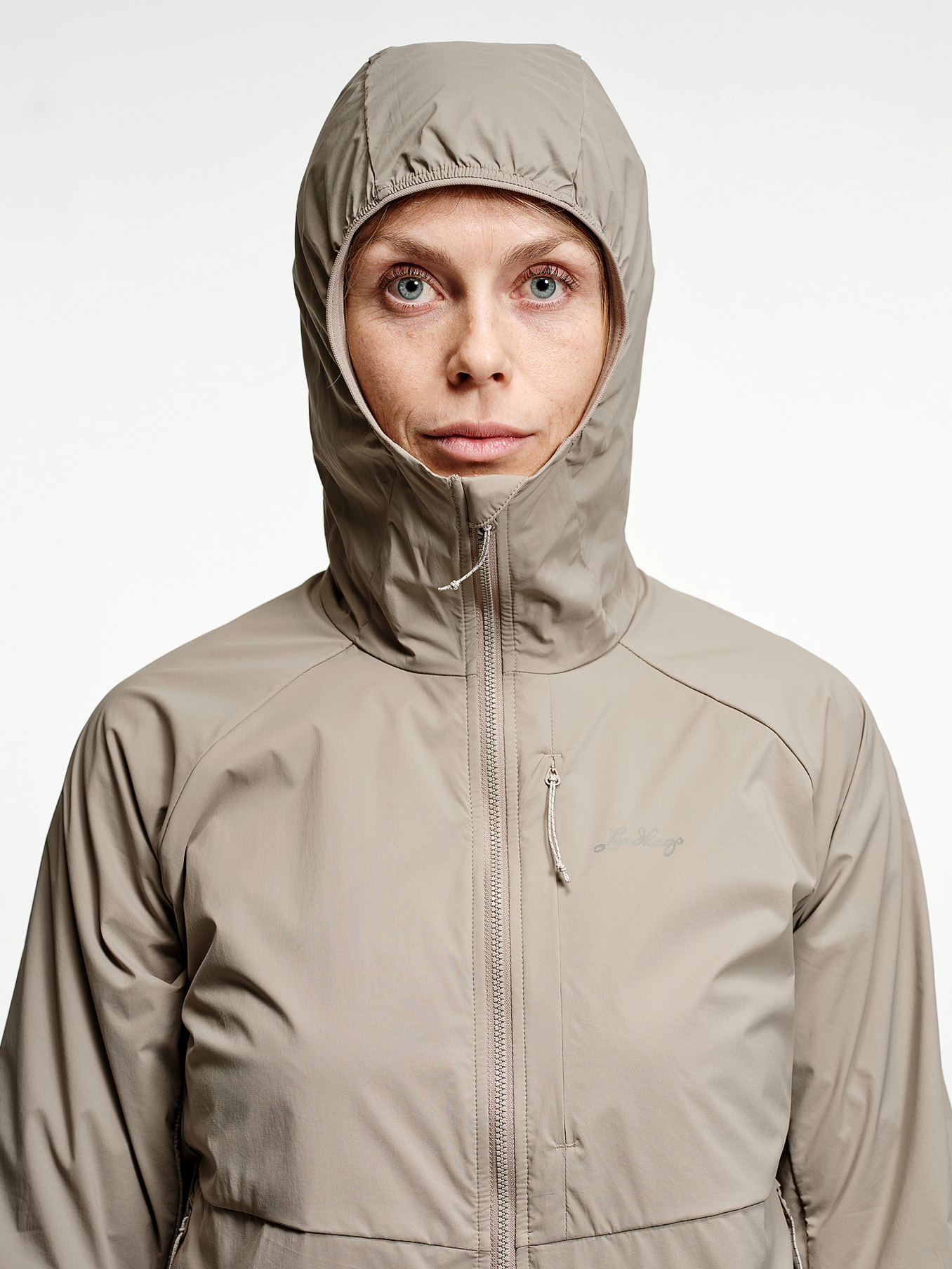 Lundhags Tived Light Windbreaker Jacket Dame Driftwood