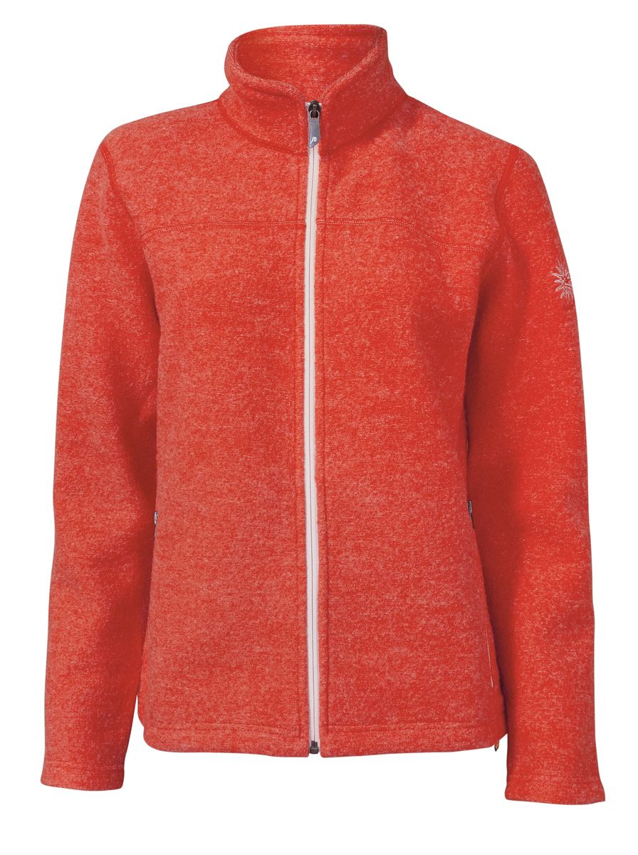 Women's Beata Full Zip Mandarin Red