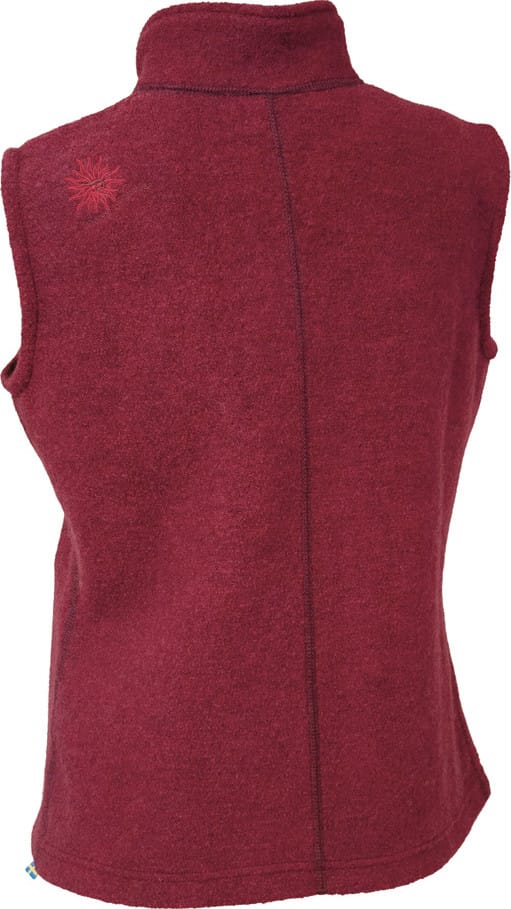 Ivanhoe Women's Beata Vest Deep Red Ivanhoe Ivanhoe Women's Beata Vest Deep Red Ivanhoe