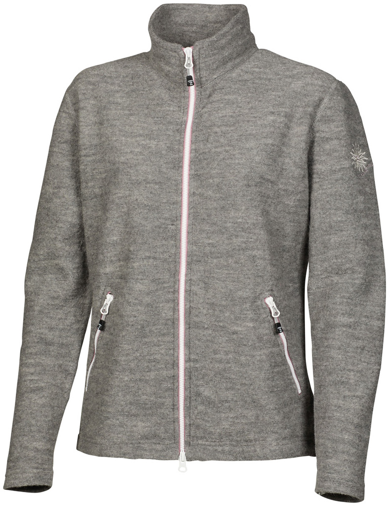 Ivanhoe of Sweden Women's Leona Full Zip Grey Marl