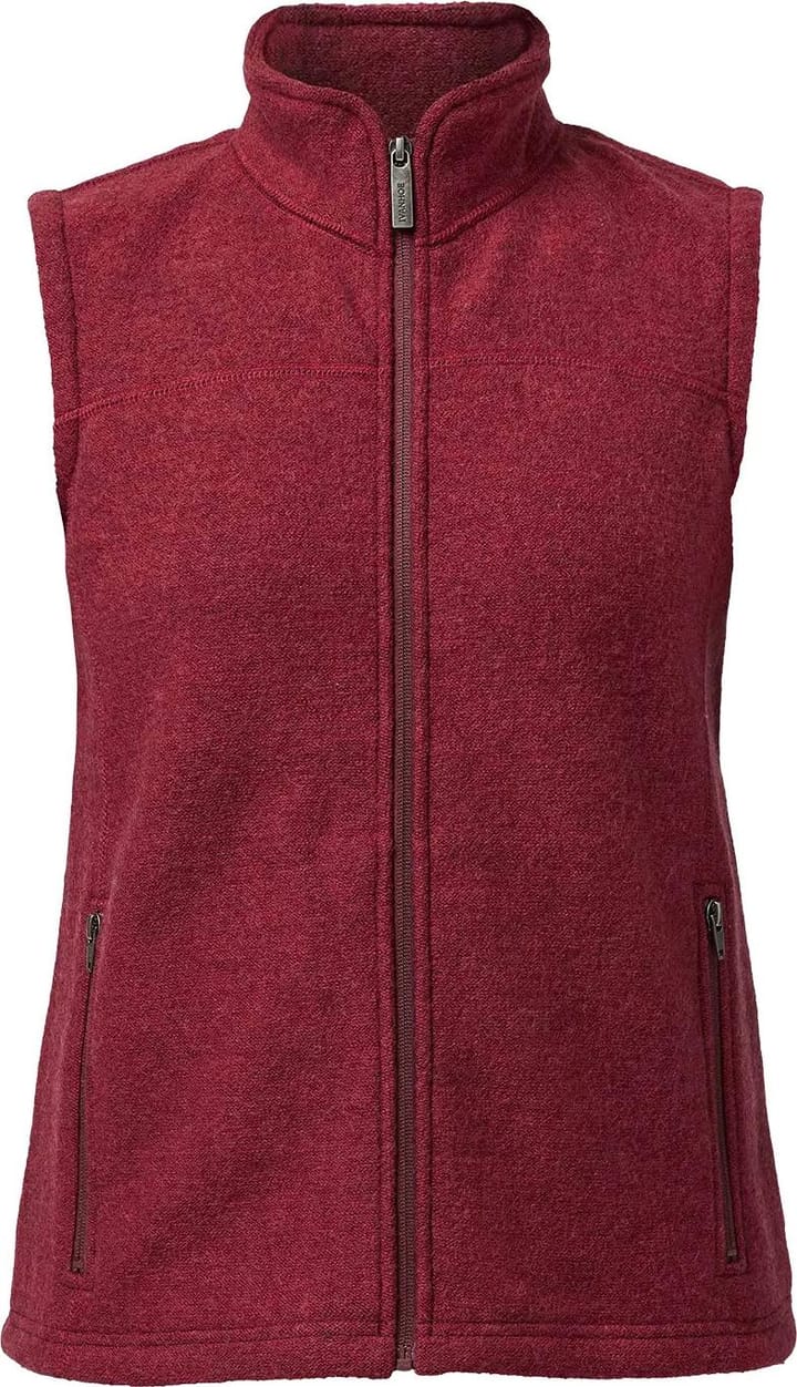Ivanhoe Women's Beata Vest Deep Red Ivanhoe