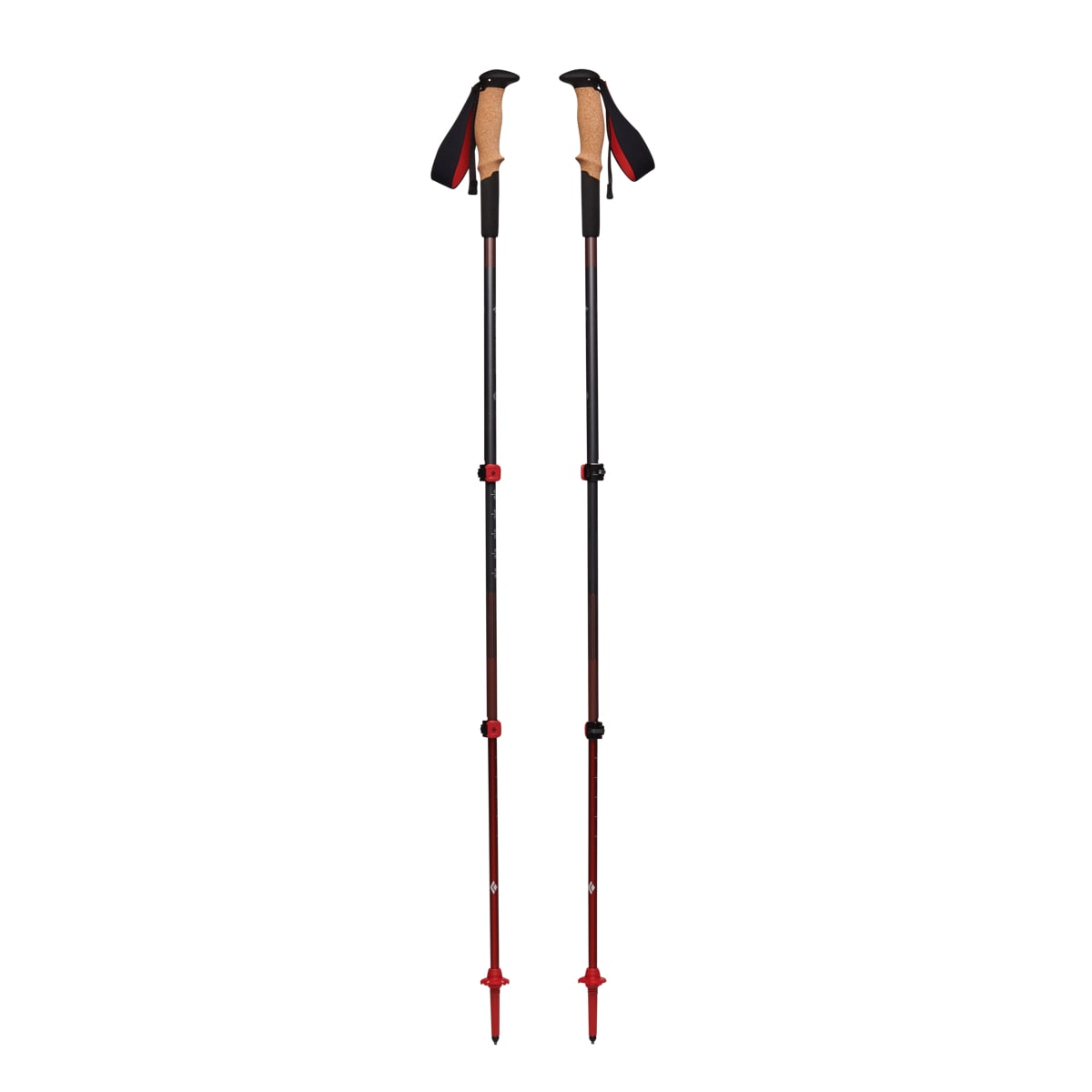 Black Diamond Pursuit Shock Trekking Poles Steel Grey-Octane