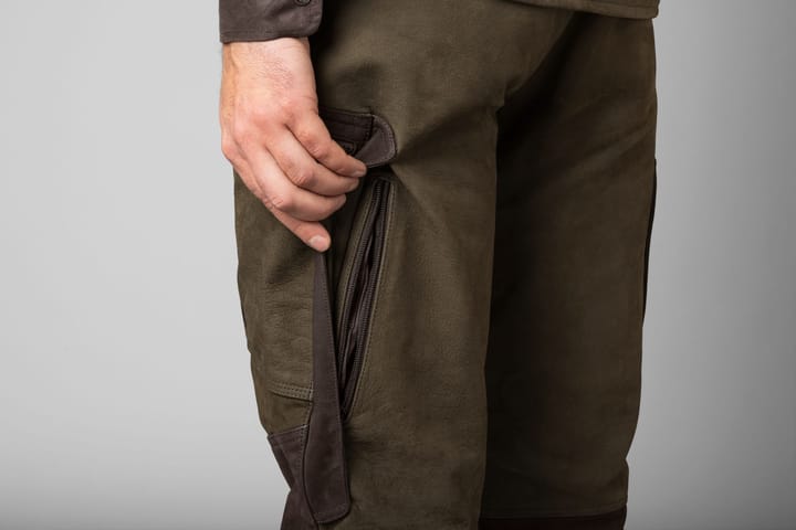 Härkila Men's Pro Hunter Leather Trousers Willow Green Härkila