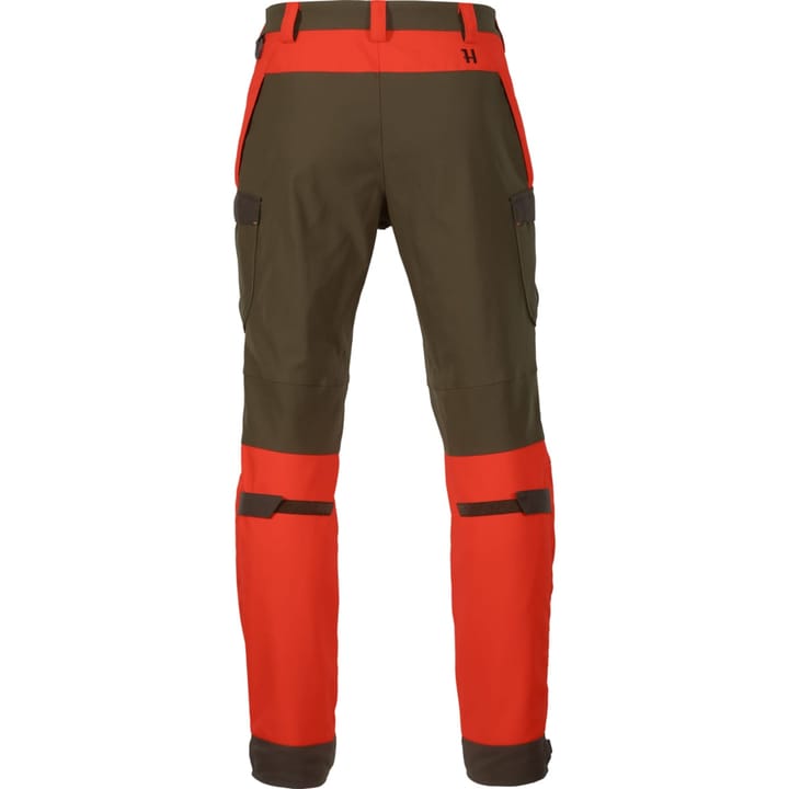 Härkila Men's Wildboar Pro Trousers Wildboar Orange/Willow Green Härkila