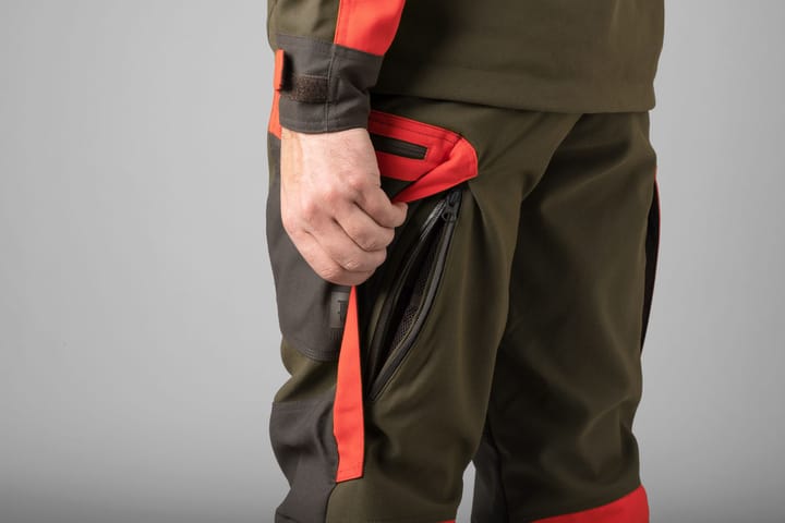 Härkila Men's Pro Hunter Dog Keeper GORE-TEX Trousers Willow Green/Orange Härkila