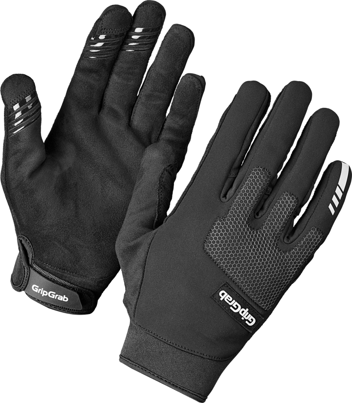 Gripgrab Descent Insidegrip™ Spring-Autumn Gloves Black Gripgrab