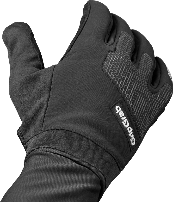 Gripgrab Descent Insidegrip™ Spring-Autumn Gloves Black Gripgrab