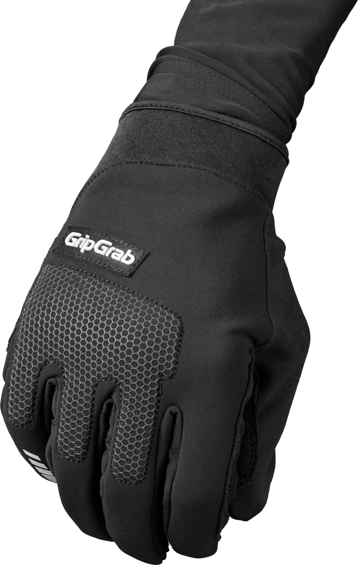 Gripgrab Descent Insidegrip™ Spring-Autumn Gloves Black Gripgrab