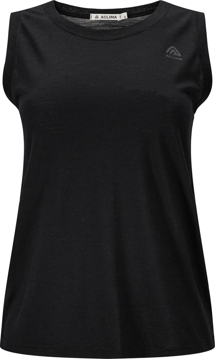 Aclima Women's Lightwool 140 Singlet V2 Jet Black Aclima