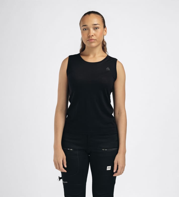 Aclima Women's Lightwool 140 Singlet V2 Jet Black Aclima Aclima Women's Lightwool 140 Singlet V2 Jet Black Aclima