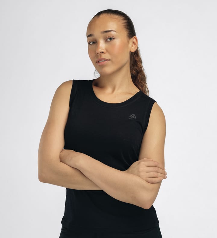 Aclima Women's Lightwool 140 Singlet V2 Jet Black Aclima Aclima Women's Lightwool 140 Singlet V2 Jet Black Aclima