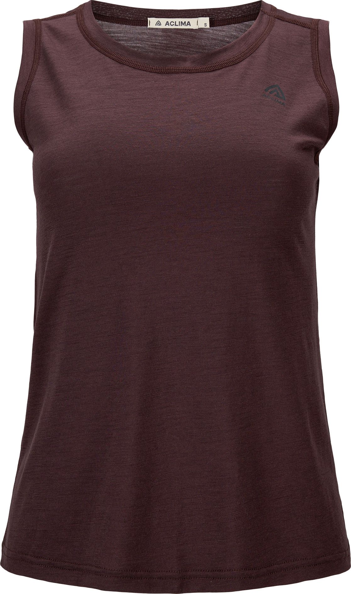 Aclima Women's Lightwool 140 Singlet V2 Chocolate Plum