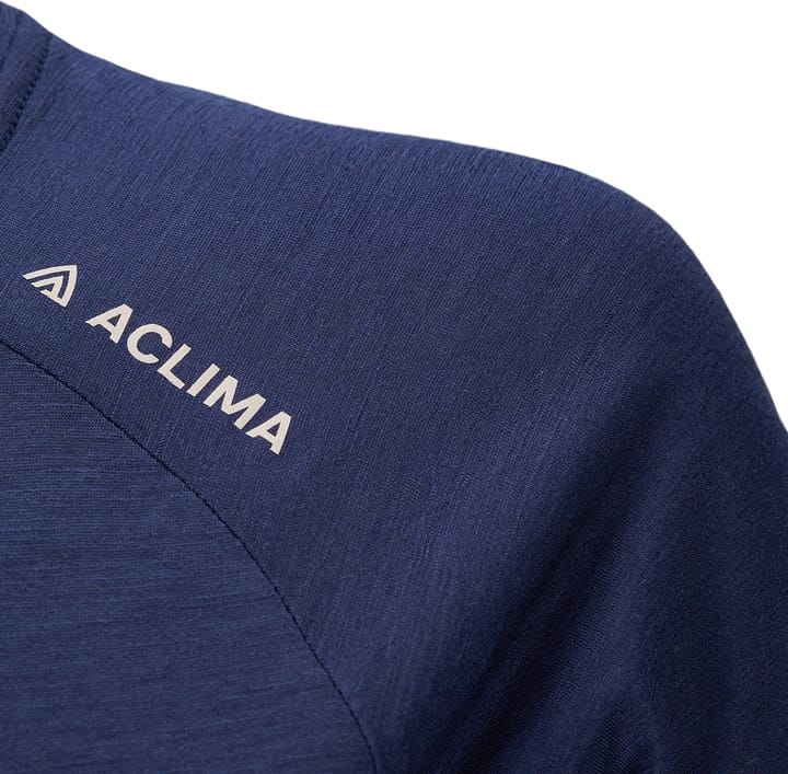 Aclima Women's Lightwool 140 Trail Tee Navy Blazer Aclima