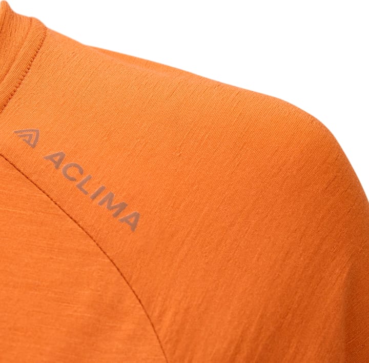 Aclima Women's Lightwool 140 Trail Tee Apricot Orange Aclima