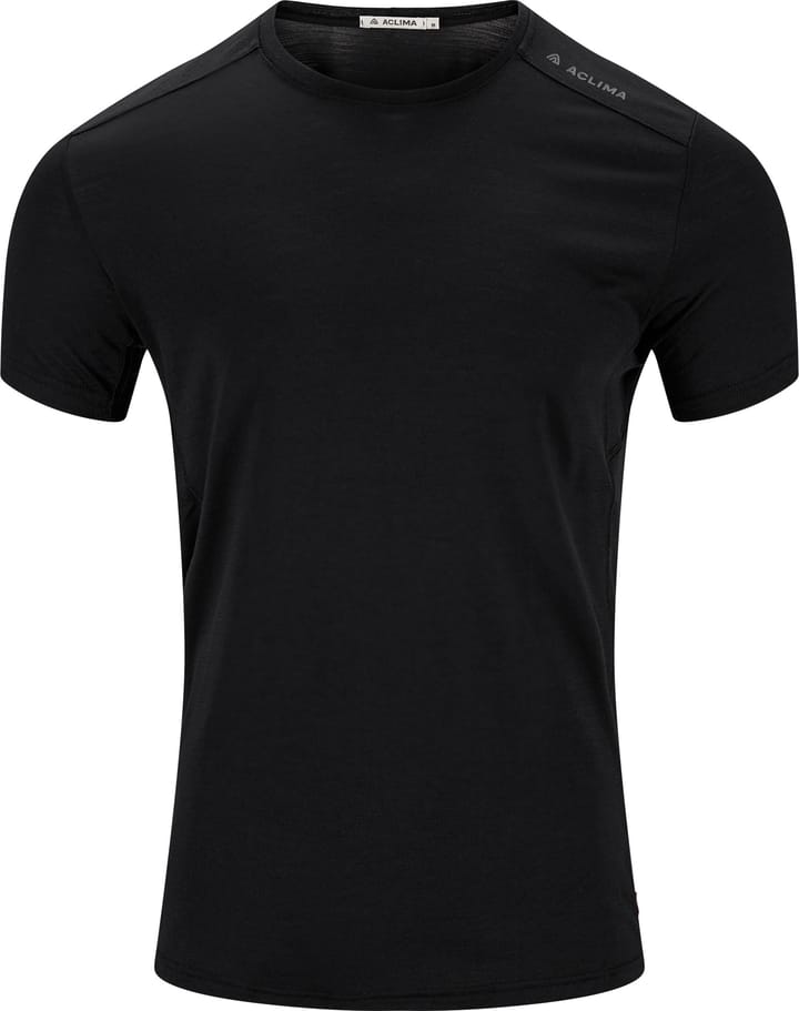 Aclima Men's Lightwool 140 Trail Tee Jet Black Aclima