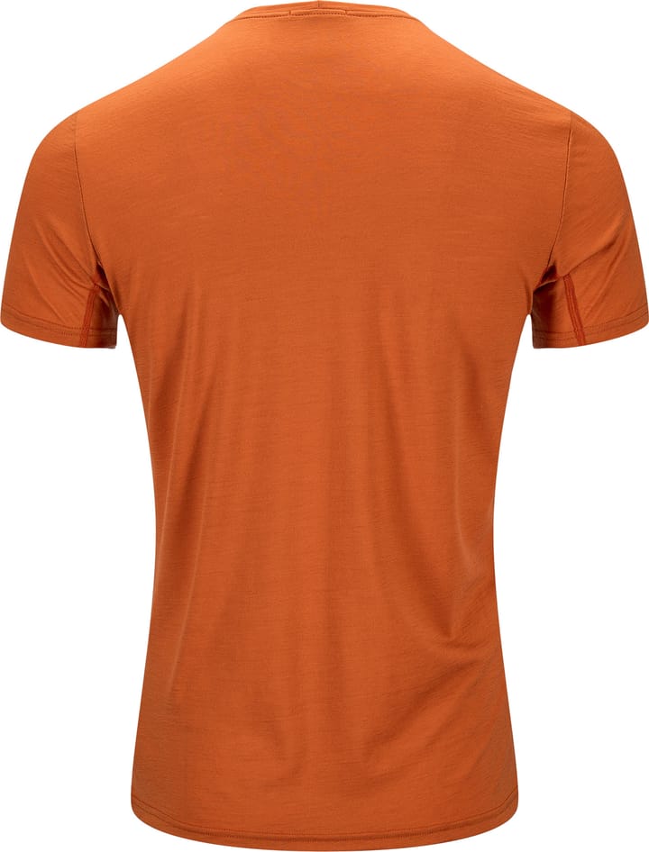 Aclima Men's Lightwool 140 Trail Tee Apricot Orange Aclima