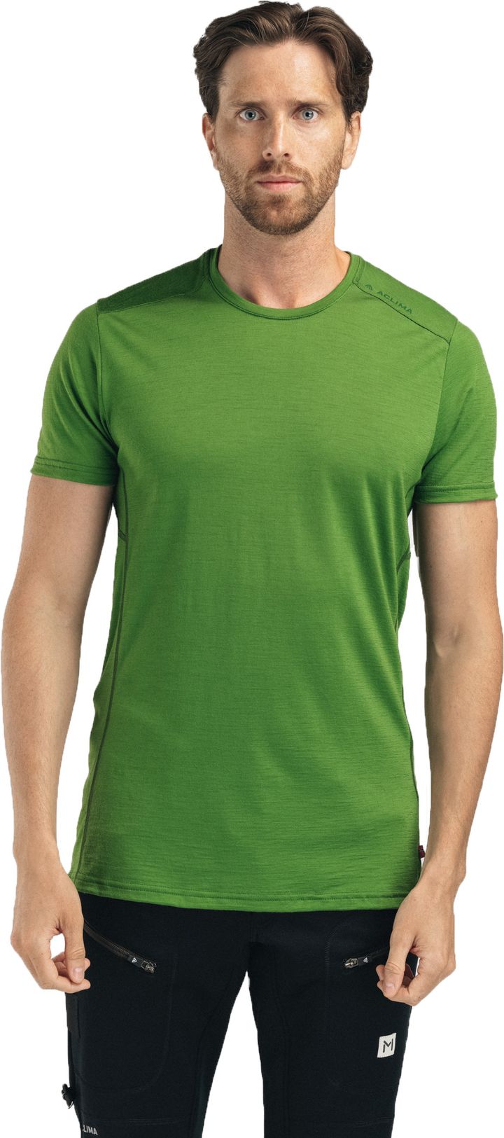 Aclima Men's Lightwool 140 Trail Tee Cactus Aclima Aclima Men's Lightwool 140 Trail Tee Cactus Aclima