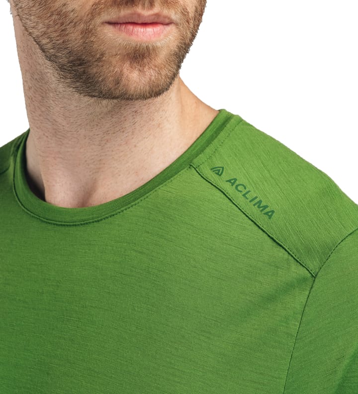 Aclima Men's Lightwool 140 Trail Tee Cactus Aclima Aclima Men's Lightwool 140 Trail Tee Cactus Aclima