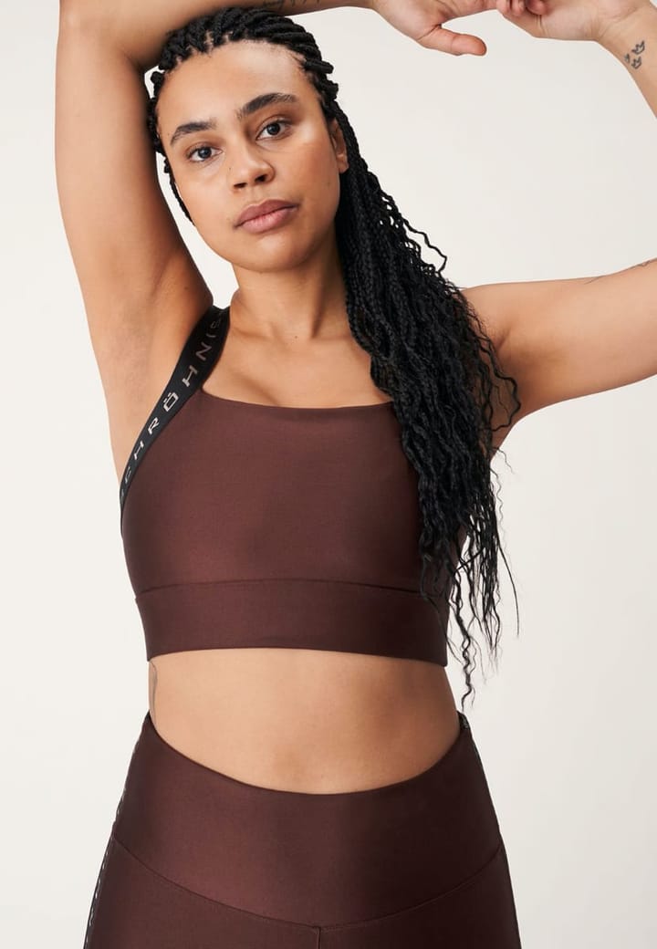 Röhnisch Shiny Kay Sports Bra Bitter Brown Röhnisch