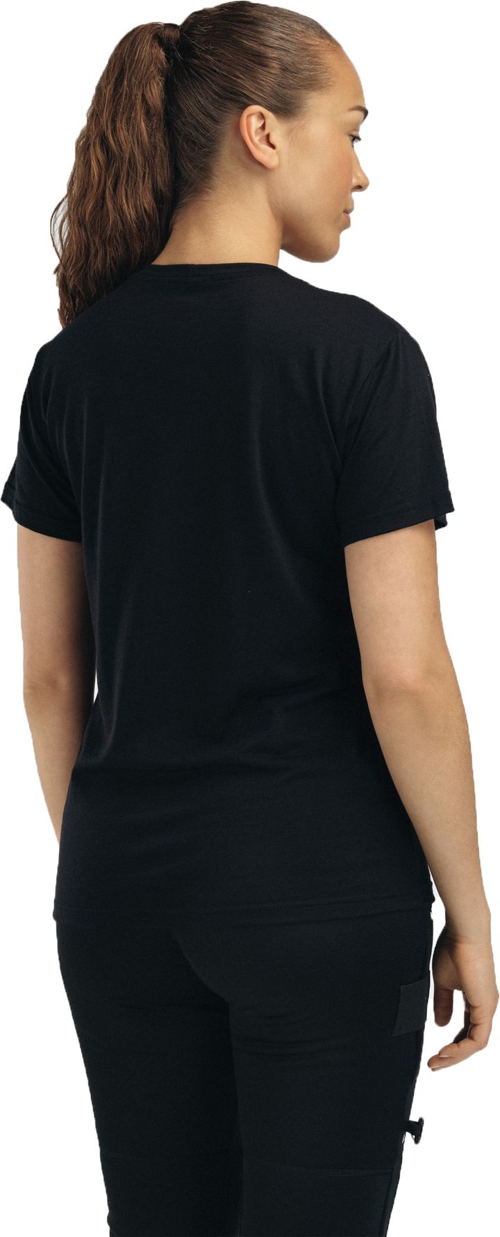 Aclima Women's Lightwool 140 Classic Tee Antler Jet Black Aclima