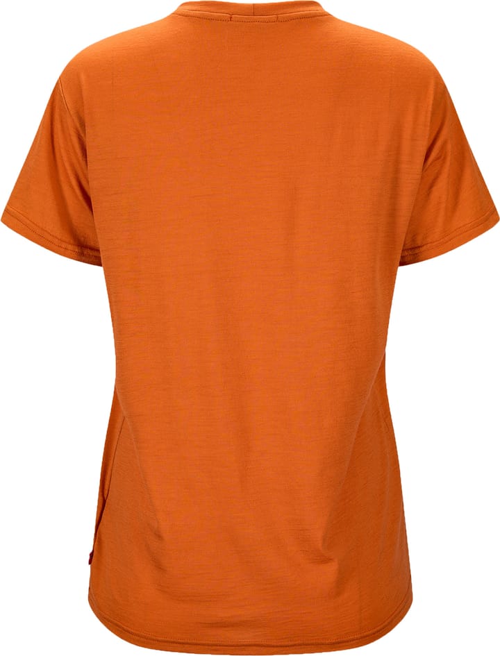 Aclima Women's Lightwool 140 Classic Tee Antler Apricot Orange Aclima