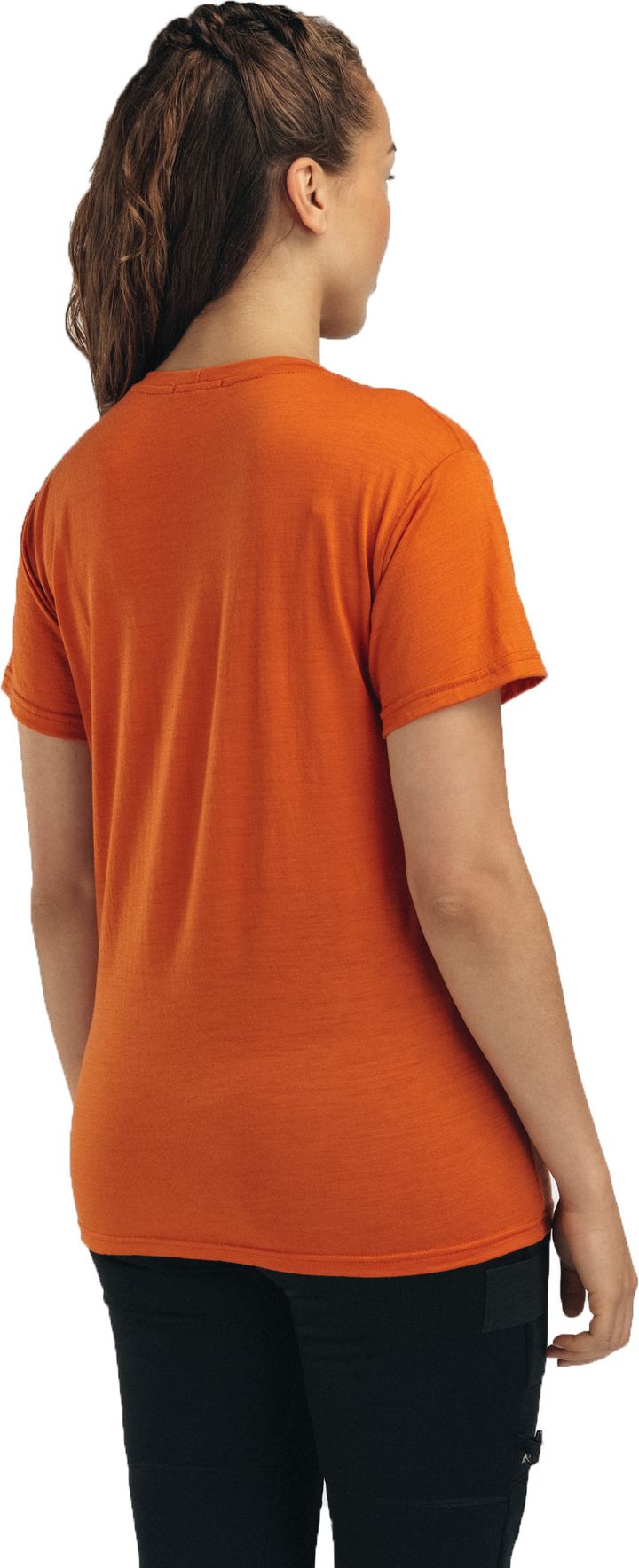 Aclima Women's Lightwool 140 Classic Tee Antler Apricot Orange Aclima