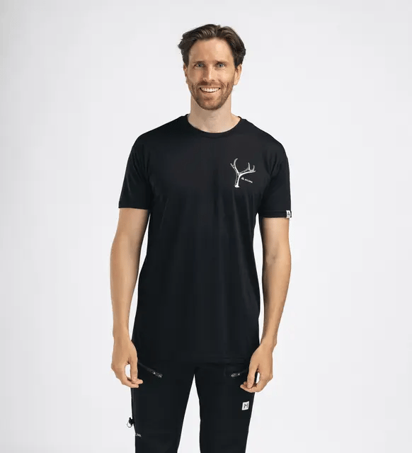 Aclima Men's Lightwool 140 Classic Tee Antler Jet Black