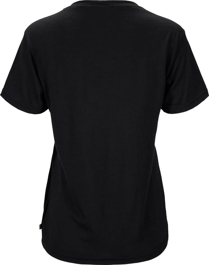 Aclima Women's Lightwool 140 Classic Tee Mountain Jet Black Aclima