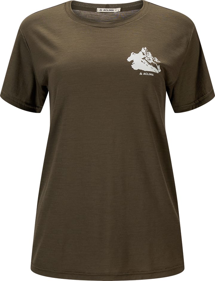 Aclima Women's Lightwool 140 Classic Tee Mountain Tarmac Aclima