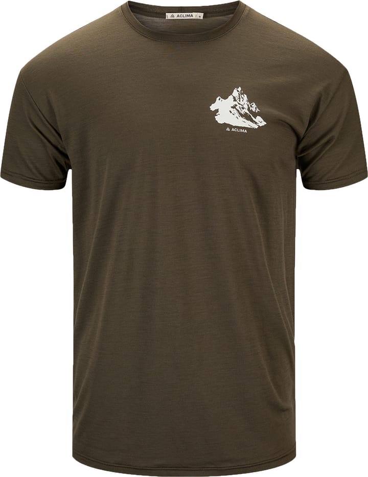 Aclima Men's Lightwool 140 Classic Tee Mountain Tarmac Aclima