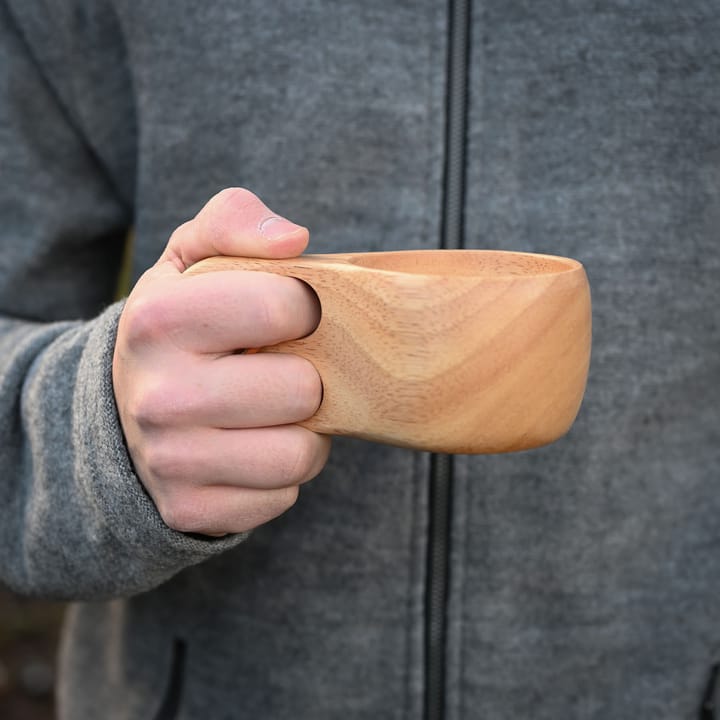 Stabilotherm Two-Finger Wooden Kuksa Rubber Wood Stabilotherm