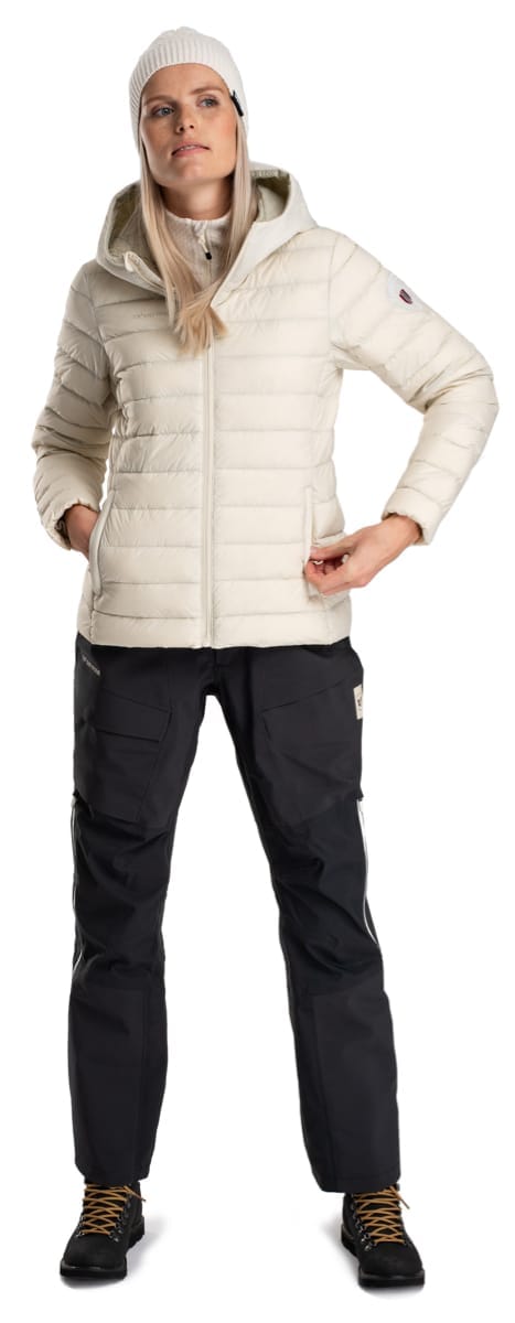 Twentyfour Finse Dunjakke D Krem Twentyfour