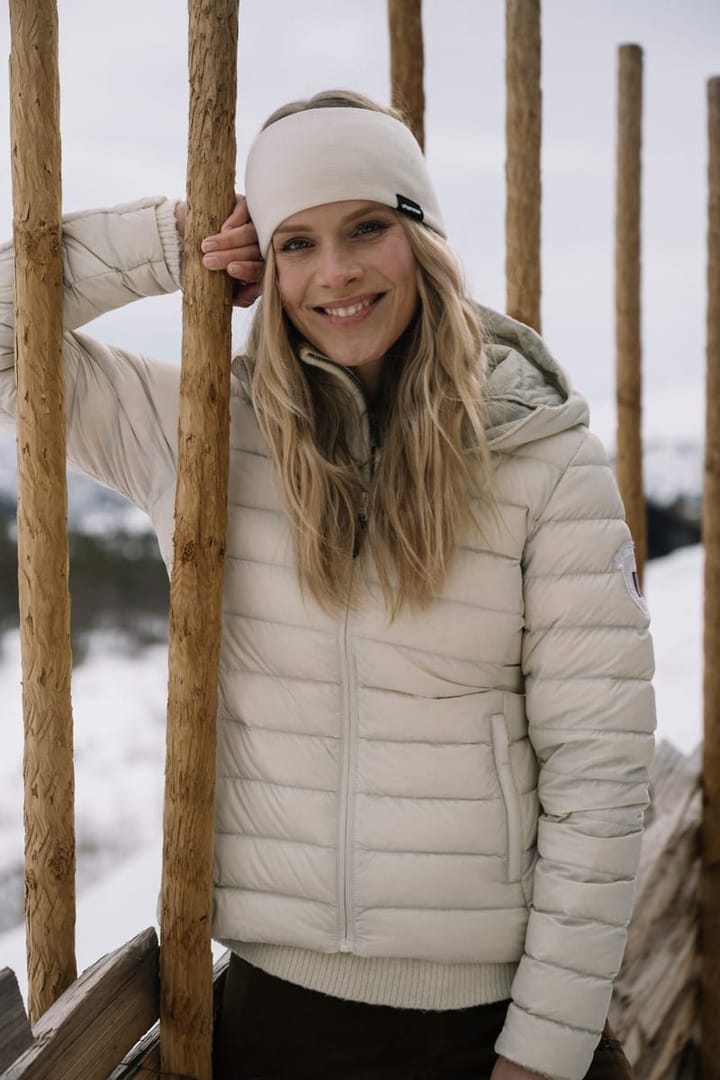 Twentyfour Finse Dunjakke D Krem Twentyfour