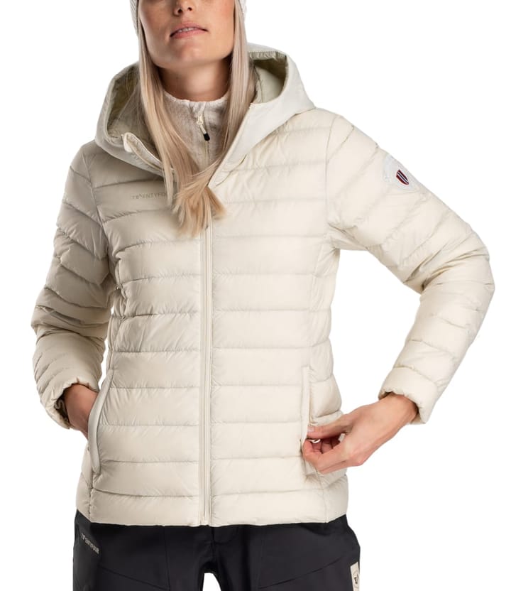 Twentyfour Finse Dunjakke D Krem Twentyfour