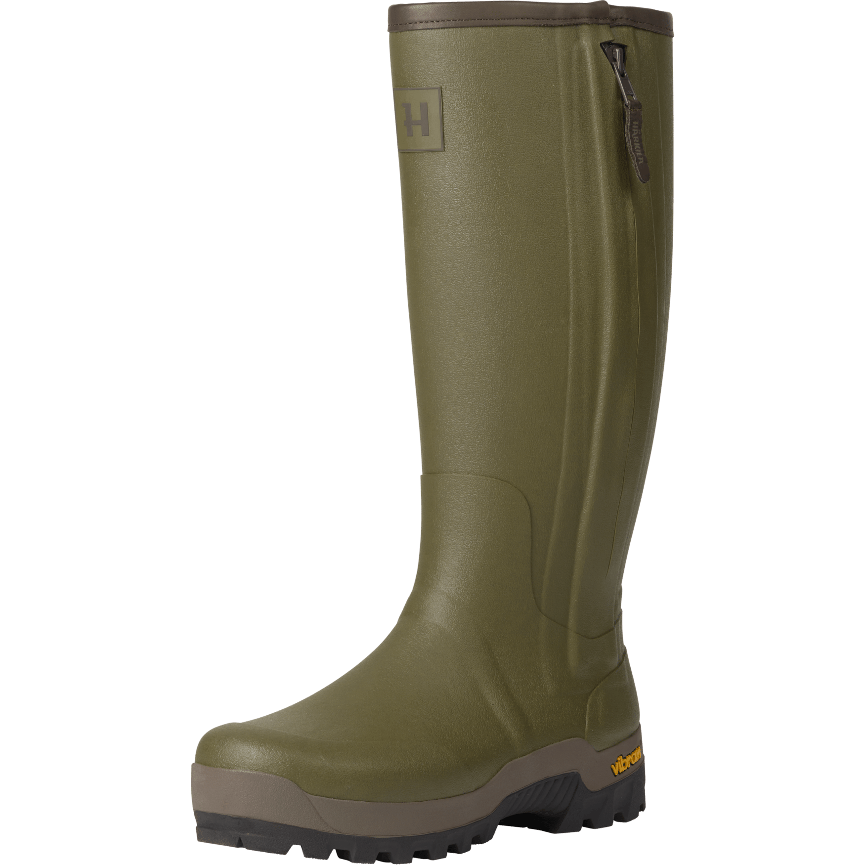 Härkila Men's Forester Zip Rubber Boot Dark