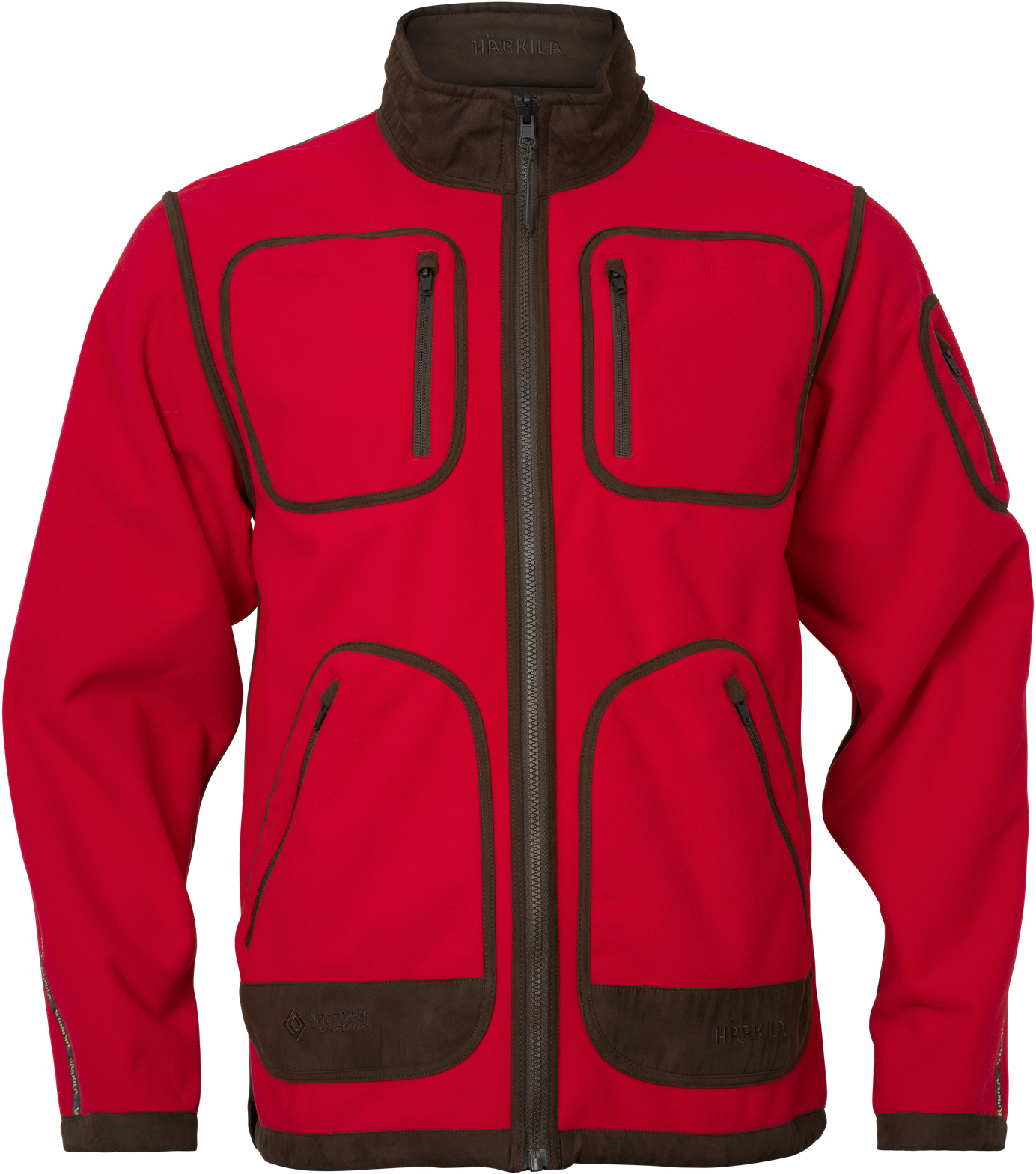 Härkila Men's Kamko Regal Rev Fleece Red/brown  XL