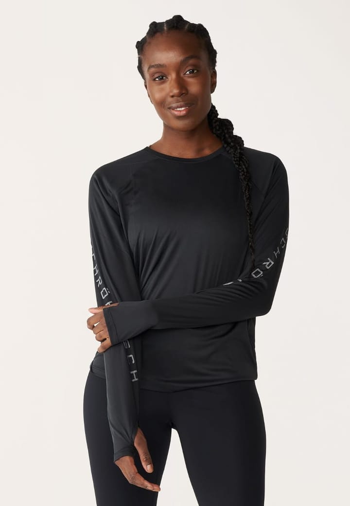 Röhnisch Women's Active Logo Long Sleeve Black Röhnisch