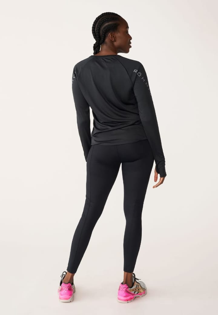 Röhnisch Women's Active Logo Long Sleeve Black Röhnisch Röhnisch Women's Active Logo Long Sleeve Black Röhnisch