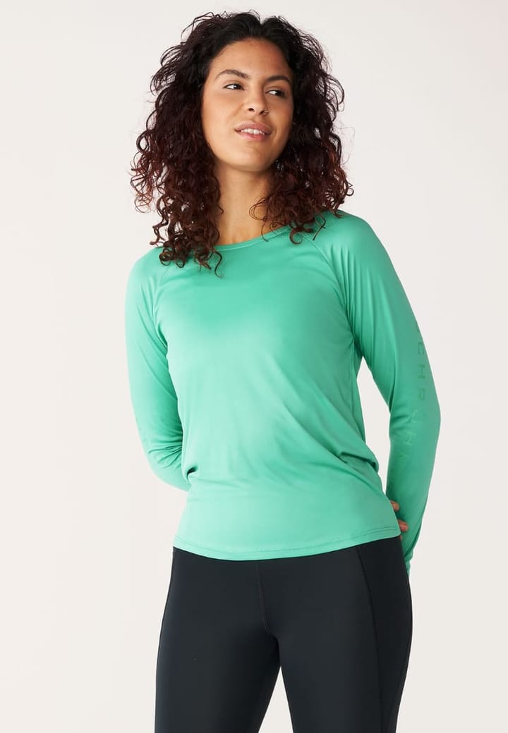 Röhnisch Women's Active Logo Long Sleeve Mint Leaf Röhnisch Röhnisch Women's Active Logo Long Sleeve Mint Leaf Röhnisch