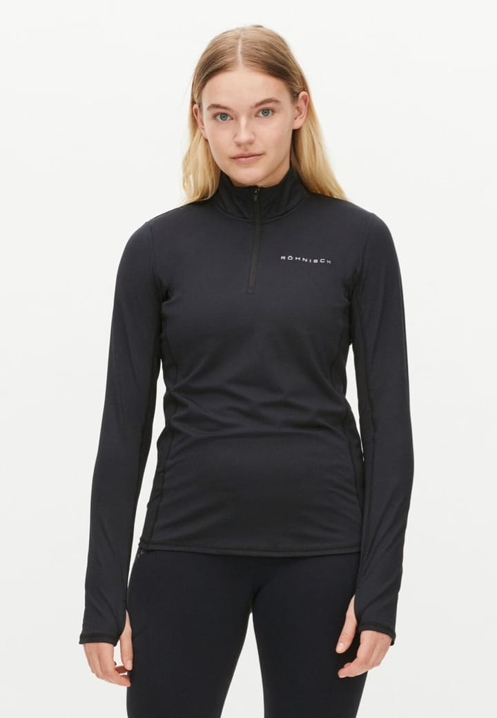 Röhnisch Women's Light Thermo Half Zip Black Röhnisch Röhnisch Women's Light Thermo Half Zip Black Röhnisch
