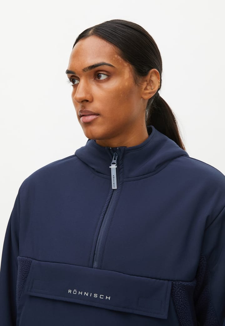 Röhnisch Corrine Pile Anorak Black Iris Röhnisch Röhnisch Corrine Pile Anorak Black Iris Röhnisch