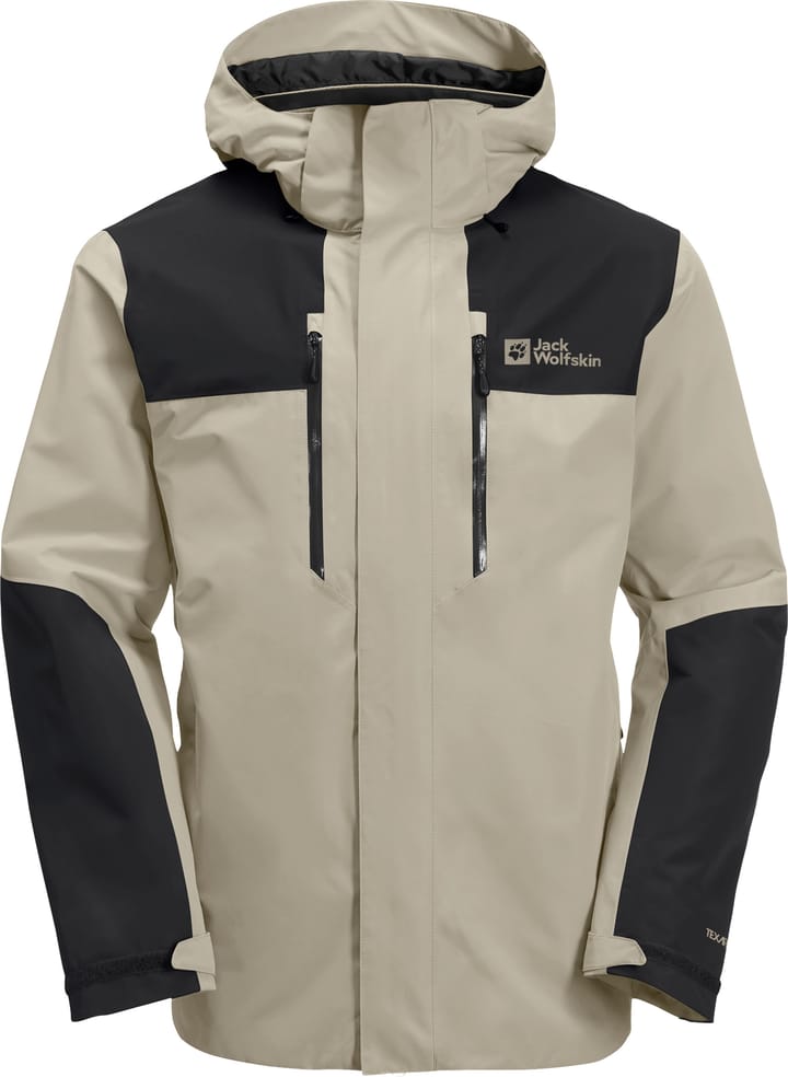 Jack Wolfskin Men's Jasper 2-Layer Jacket Stone Jack Wolfskin