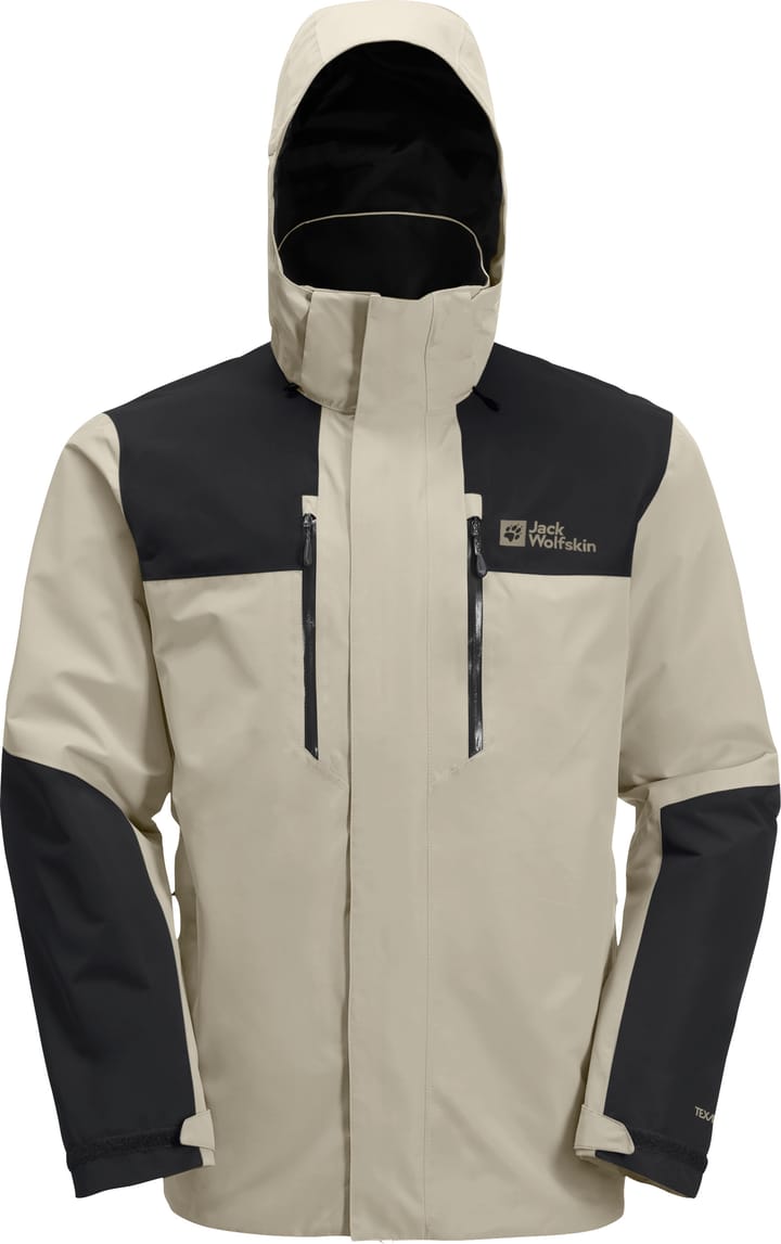 Jack Wolfskin Men's Jasper 2-Layer Jacket Stone Jack Wolfskin